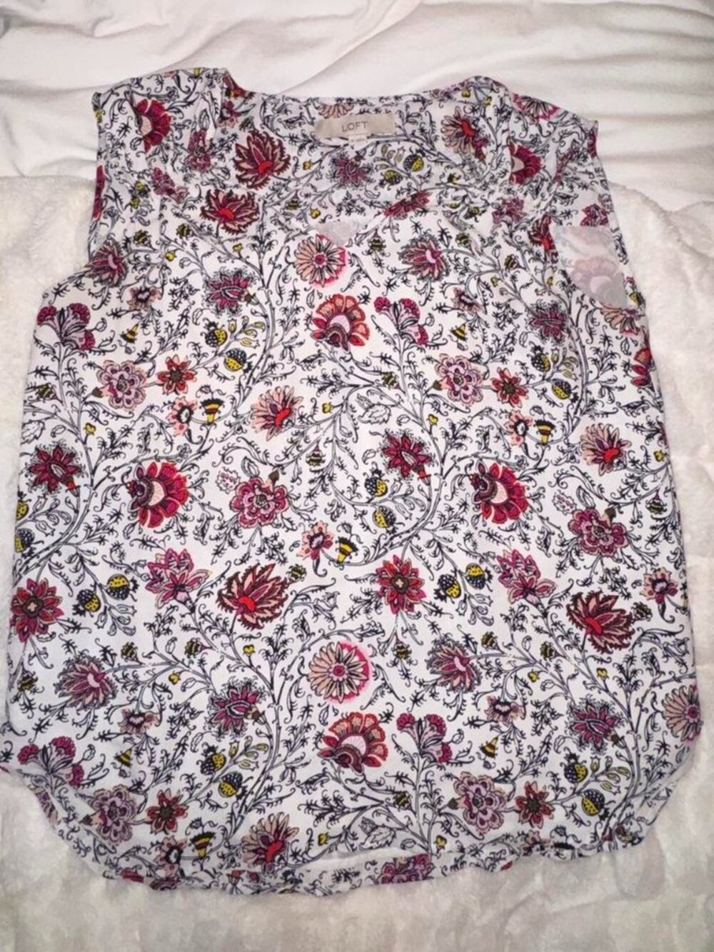 LOFT multicoloured floral blouse